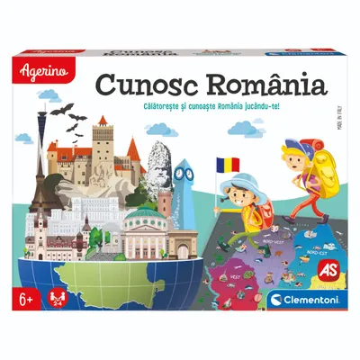 Joc educativ, Clementoni, Agerino, Cunosc Romania