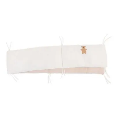 Protectie patut Childhome 35x340 cm, Jerse Muselina Teddy