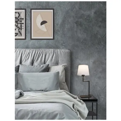 Veioza SAVONA Alb Fabric Shade & Nisipiu Negru Aluminiu LED E27 1x12W 230V IP20 Fara bec