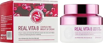 Enough Premium Cremă de față iluminatoare Real Vita 8 Complex Pro, 50 ml