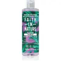 Faith In Nature Lavender & Geranium sampon natural pentru par normal spre uscat