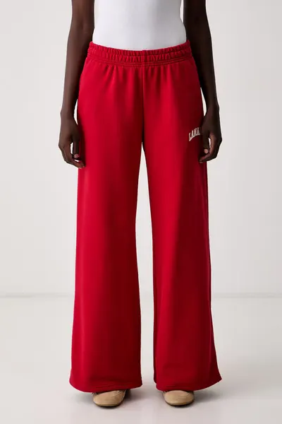 La Mania pantaloni de trening pentru femei cu bumbac EVAN