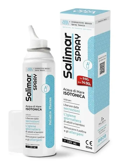 Spray nazal izotonic Sanavita Salimar, 125 ml, Paladin Pharma