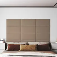 vidaXL Tăblie de Pat pentru Perete 12 buc. 60 x 30 cm Cappuccino