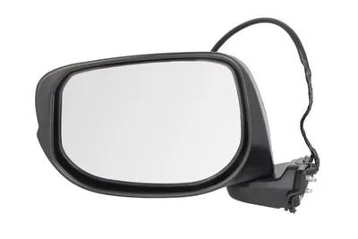 Oglinda stanga potrivit HONDA JAZZ 2008-2015 - electrica crom, grunduita