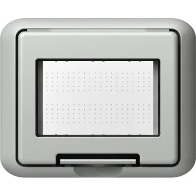 Modul rama montaj ST Cubo IP55 gri 3M, TEM Modul TEM-AQ31GY-U