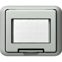 Modul rama montaj ST Cubo IP55 gri 3M, TEM Modul TEM-AQ31GY-U