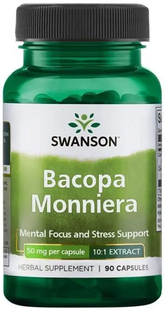 Bacopa Monniera, 50 mg, 90 capsule, Swanson
