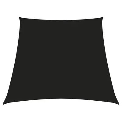 vidaXL Parasolar, negru, 2/4x3 m, țesătură oxford, trapez