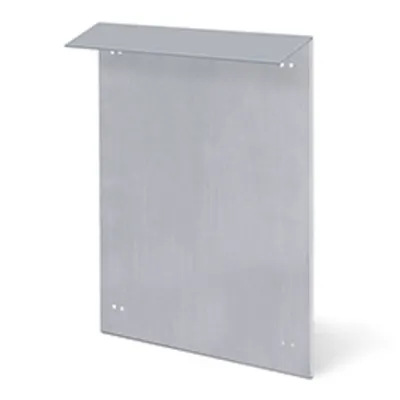 Plate With Protection Roofnplate With Protection Roof Domino M550 [16din] Grey Domino Ip66 M550