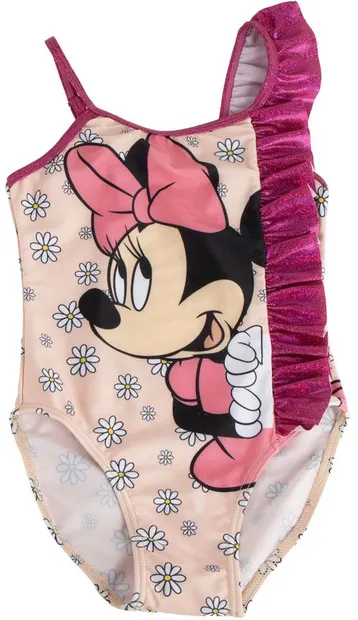 Costum de baie întreg pentru copii Cerda - Minnie Mouse, cu decorațiune, 2 ani