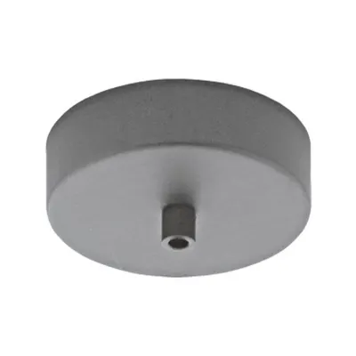 Canopy 1-fold, surface mounted dust-grey (RAL 7037) IP20