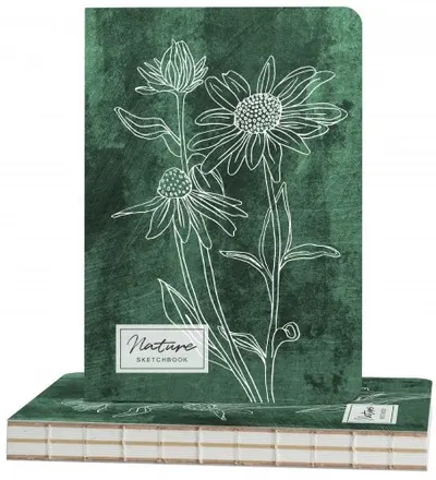 Caiet de schițe Drasca Nature - Mușețel, 112 coli
