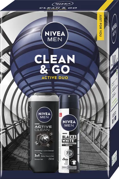 Set cadou Men Clean&Go, 1 bucata, Nivea