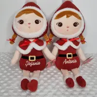 Papusa personalizata Spiridușul Moșului fetiță