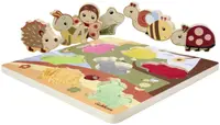 Set educațional Eichhorn - Puzzle cu animale, 8 piese