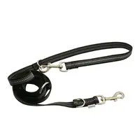 Lesa Herm. Sprenger ajustabila in 3 puncte cu 2 carabiniere, din nailon si insertie cauciucata - 230 cm - Negru