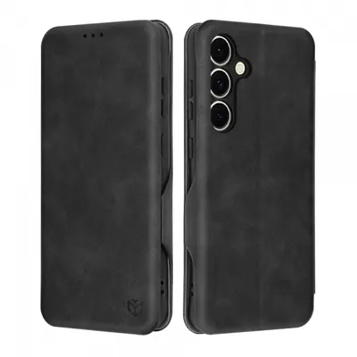 Husa pentru Samsung Galaxy S24 FE S721, Techsuit, Safe Wallet Plus, Neagra