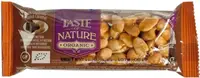 Desert organic cu ciocolată neagră, arahide și caramel, 40 g, Taste of Nature