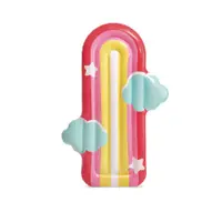 Saltea gonflabila Intex - Rainbow Cloud, 175 x 117 x 20 cm