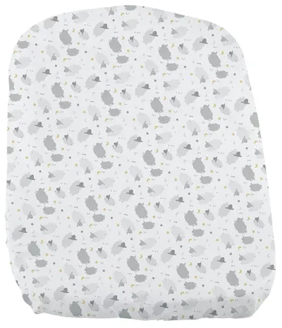 Set de 2 cearșafuri Chicco - Pentru Baby Hug, Grey Sheep