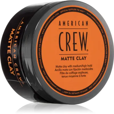 American Crew Styling Matte Clay argila pentru modelarea parului, cu aspect mat pentru păr 85 g