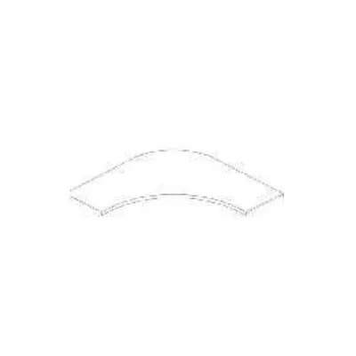 Capac cot 90°pt.jgheam metalic 100x15x0,75 mm