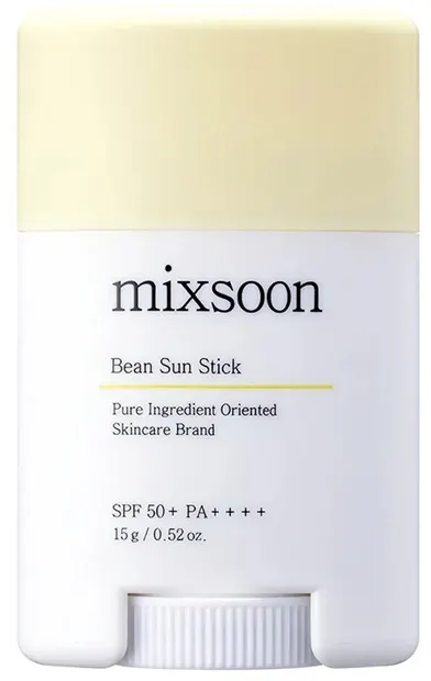 Mixsoon Bean Stick de protecție solară pentru față, SPF50+, 15 g