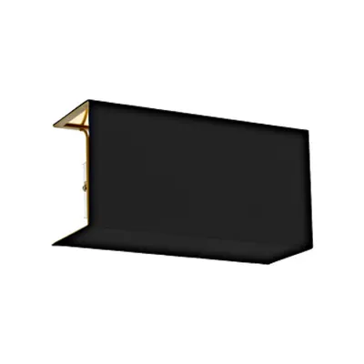 Shade square zu Wall luminaire Pasteri Pro black gold