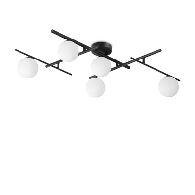 Lampa cu montaj pe tavan Atlas pl5 Negru
