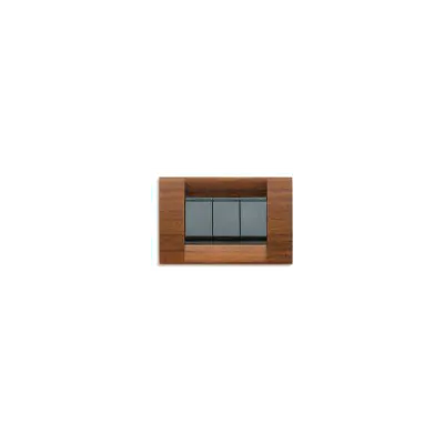 Placa ornament 6 module Vimar(Idea)wood mahogany