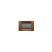Placa ornament 6 module Vimar(Idea)wood mahogany