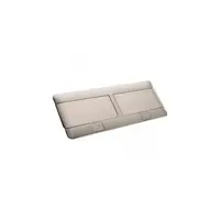 Doza pardoseala tip POP-UP - 2 x 4 module - brushed stainless steel finish