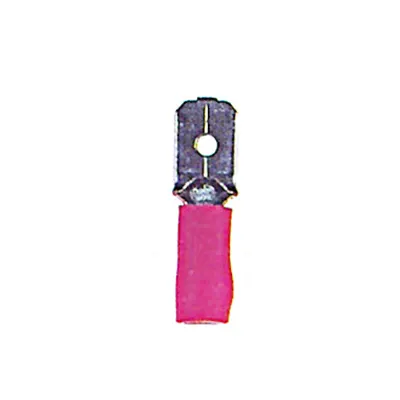 Papuc auto izolat tata 6,3 roşu, 0,25-1mm²