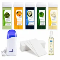 Kit Complet Epilare Acasă cu Ceară Roll-On – Încălzitor Zolla