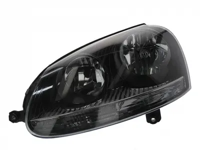 Far stanga (H7, reglaj electric, cu motoras, fundal negru) VW GOLF 2003-2009