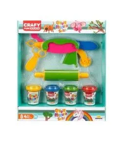 Set Engros de modelat crafy 200 gr. 6 piese