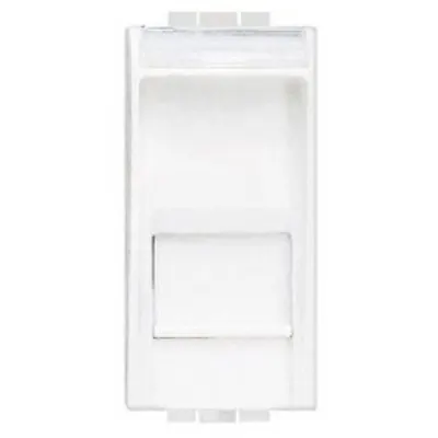 Priza date RJ45 FTP Cat 6 Living Light Bticino N4279C6F, alb