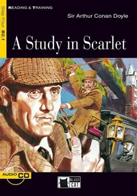 A Study in Scarlet + Audio CD (Step Four B2.1) - Paperback brosat - Sir Arthur Conan Doyle