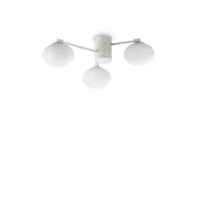 Lampa cu montaj pe tavan Hermes pl3 d60 Alb
