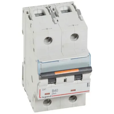 Disjunctor DX³-2P-230/400V~-40A-25kA-curba B - 3M