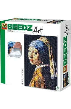 Set margele de calcat. Beedz Art. Fata cu un cercel de perla