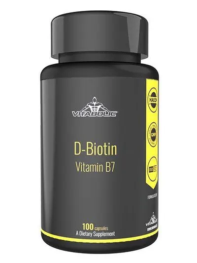 D-Biotin Vitamin B7 100caps
