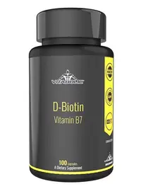 D-Biotin Vitamin B7 100caps