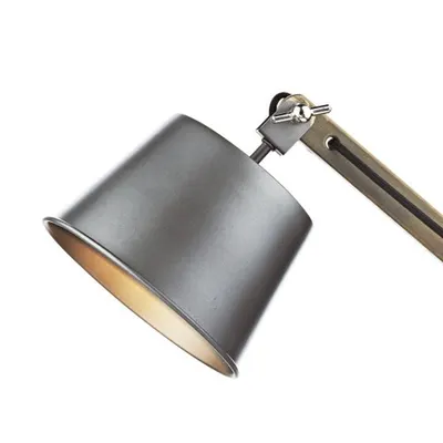 Veioza Arken Task Table Lamp Wood & Grey