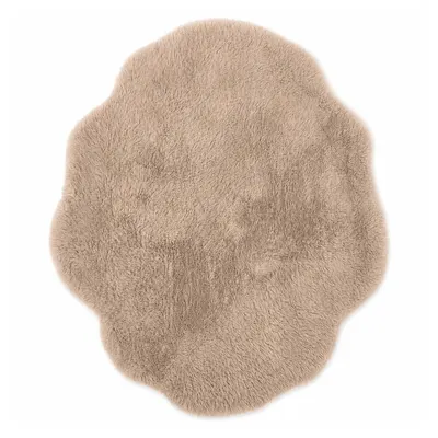 Covor pentru copii în culoare naturală deschisă 115x140 cm Mammoth – Meowbaby