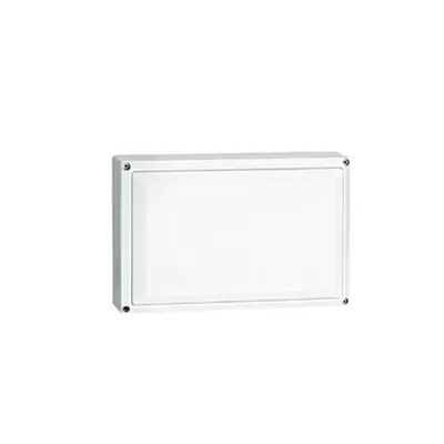 Aplică Laza Square, E27, 2x20W, IP54, alb