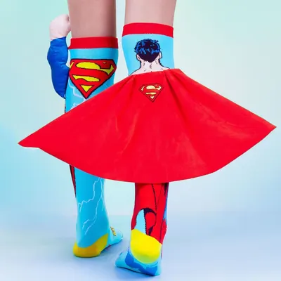 Șosete lungi colorate Madmia pentru băieți Superman 6-99 ani