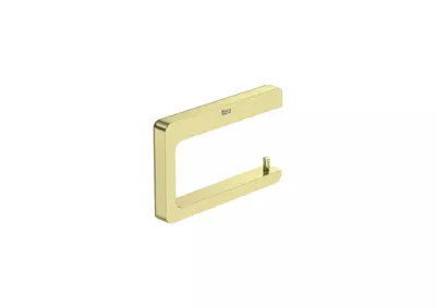 Suport hartie igienica Roca Tempo A817034VA0, montare pe perete, metal, mat, Alama