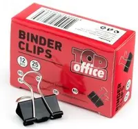 Clipuri de hartie Top Office - 25 mm, 12 buc.